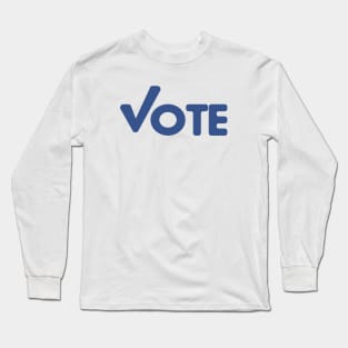 Vote mask T-shirt Long Sleeve T-Shirt